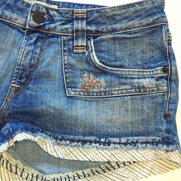 Taverniti So Kate Distressed Shorts - Picture 5 of 11